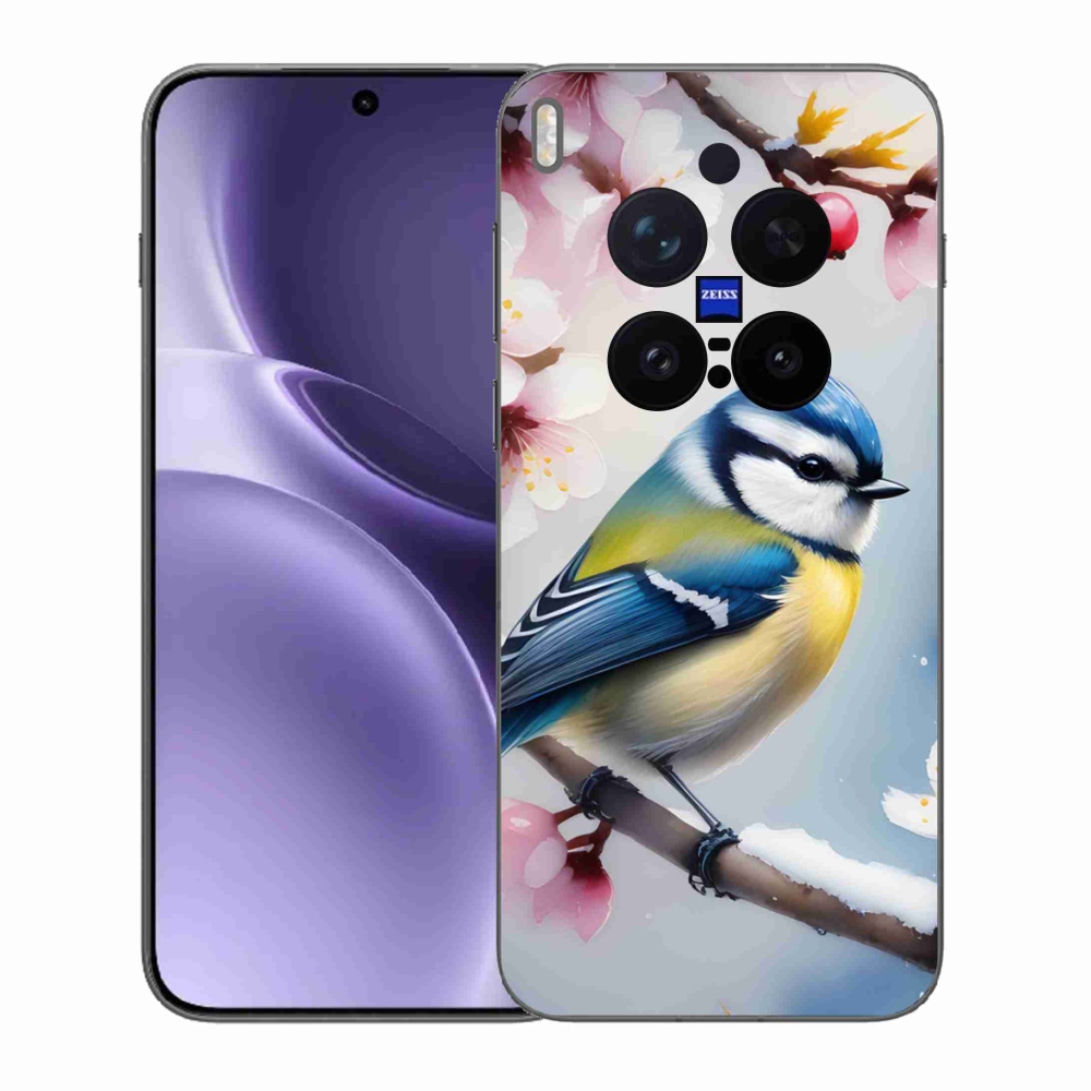 Gelový kryt mmCase na Vivo X300 Pro 5G - sýkorka