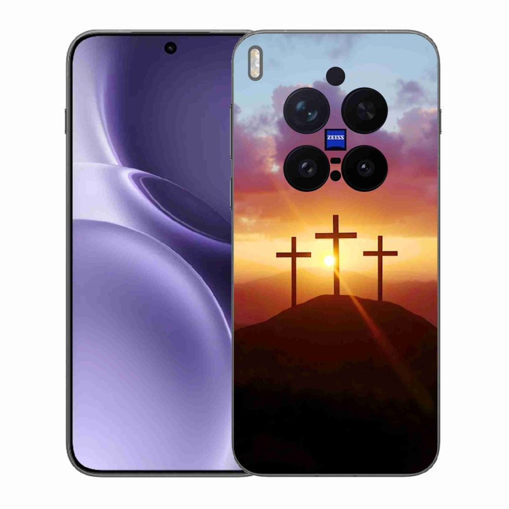 Gelový kryt mmCase na Vivo X300 Pro 5G - tři kříže