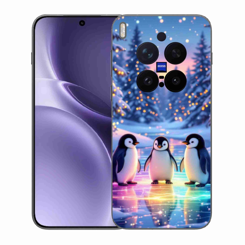 Gelový kryt mmCase na Vivo X300 Pro 5G - tučnáci