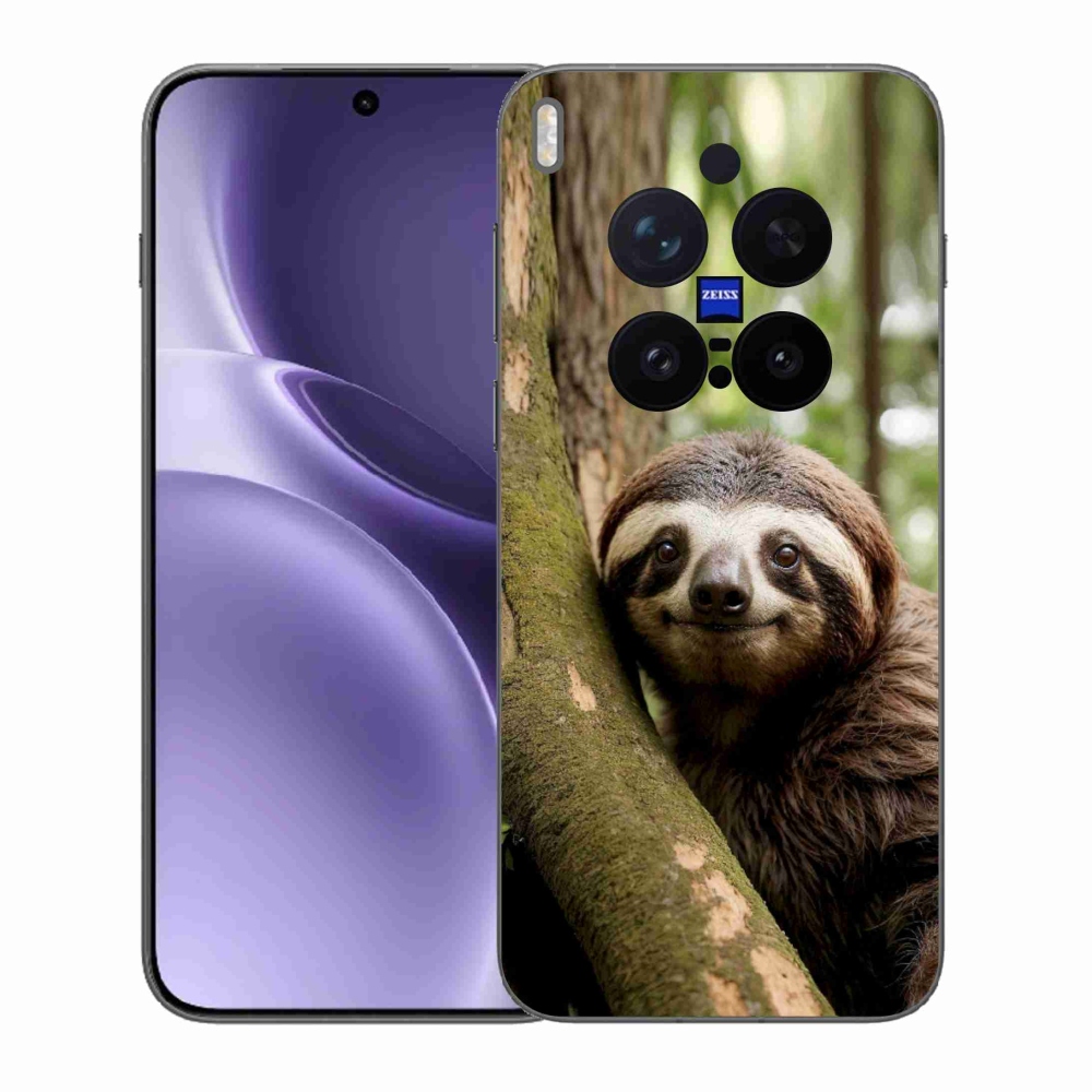 Gelový kryt mmCase na Vivo X300 Pro 5G - usměvavý lenochod