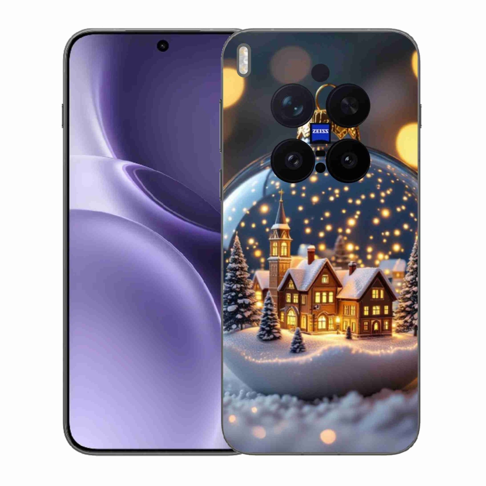 Gelový kryt mmCase na Vivo X300 Pro 5G - vánoční koule 4