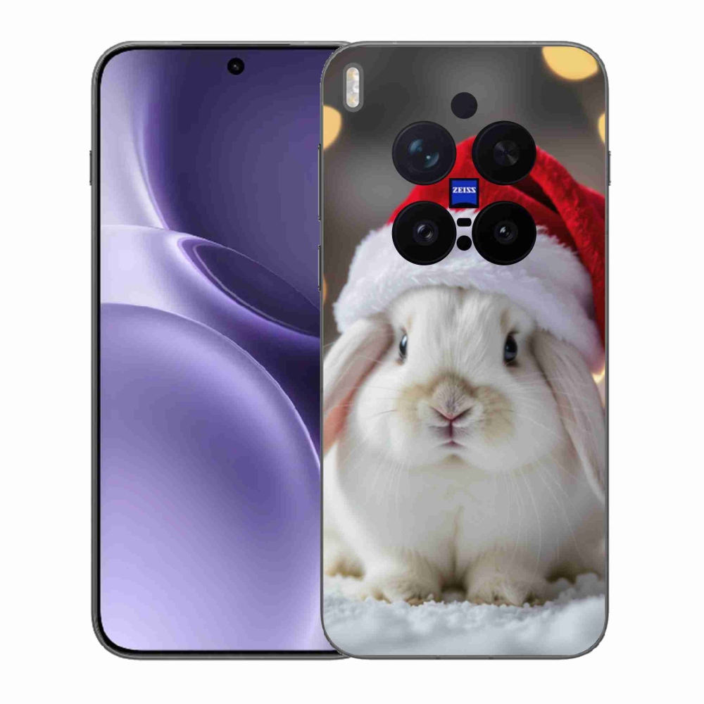 Gelový kryt mmCase na Vivo X300 Pro 5G - vánoční králík