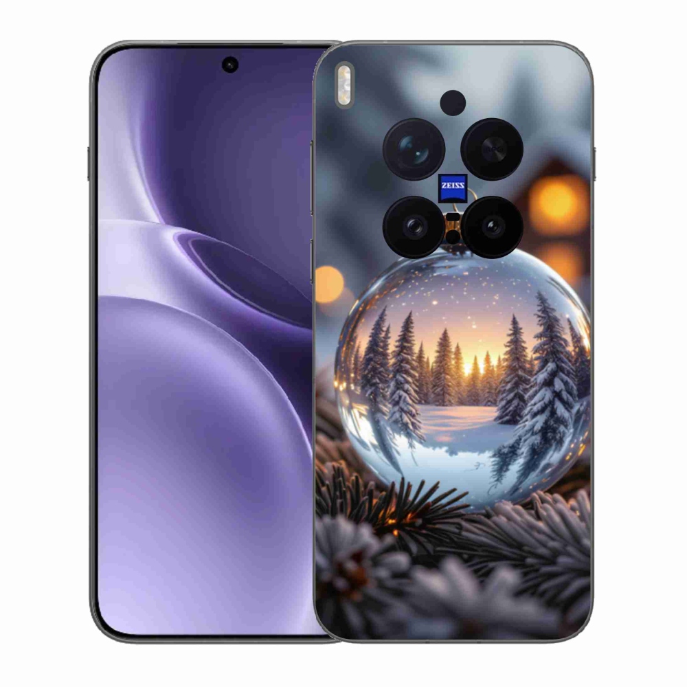 Gelový kryt mmCase na Vivo X300 Pro 5G - vánoční ozdoba