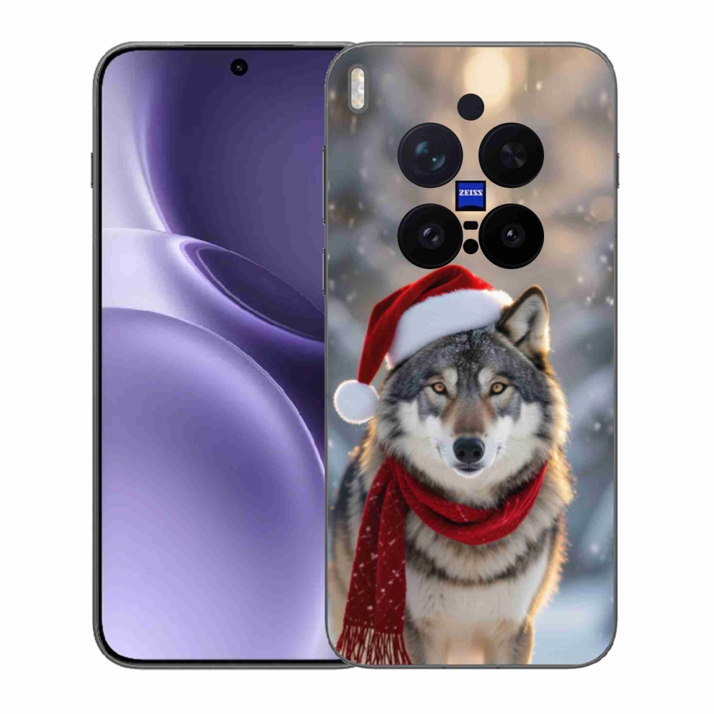 Gelový kryt mmCase na Vivo X300 Pro 5G - vánoční vlk