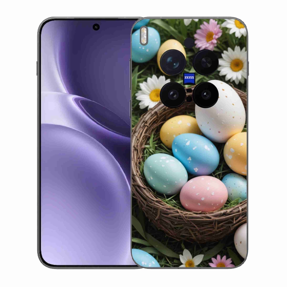 Gelový kryt mmCase na Vivo X300 Pro 5G - velikonoční vajíčka 2