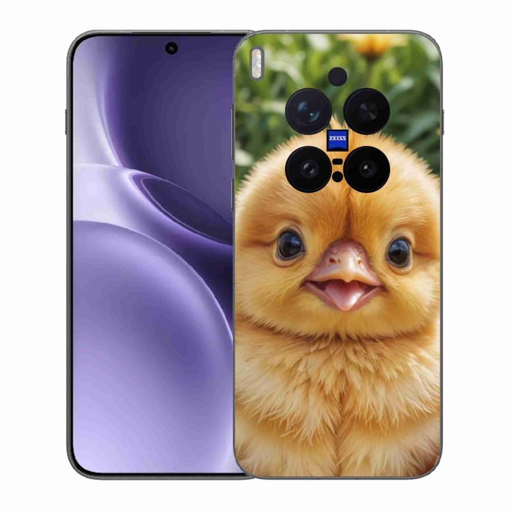 Gelový kryt mmCase na Vivo X300 Pro 5G - veselé kuřátko