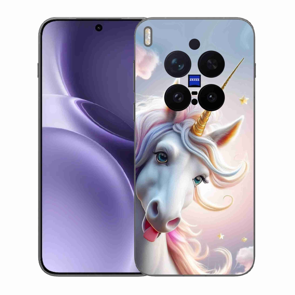 Gelový kryt mmCase na Vivo X300 Pro 5G - veselý jednorožec