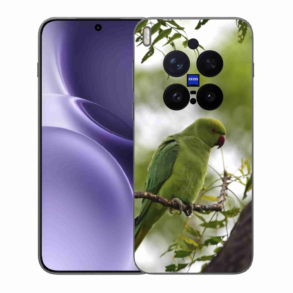 Gelový kryt mmCase na Vivo X300 Pro 5G - zelený papoušek