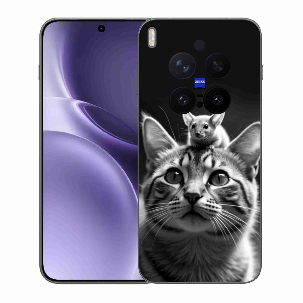 Gelový kryt mmCase na Vivo X300 Pro 5G - zvířecí přátelství 2