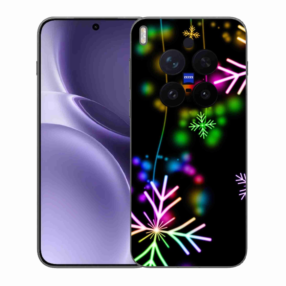 Gelový kryt mmCase na Vivo X300 Pro - barevné vločky