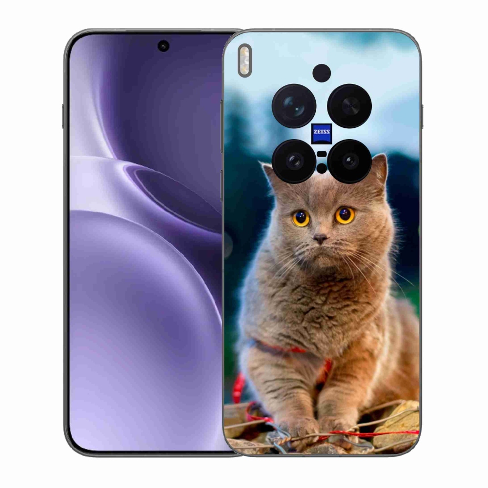 Gelový kryt mmCase na Vivo X300 Pro - britská modrá 2