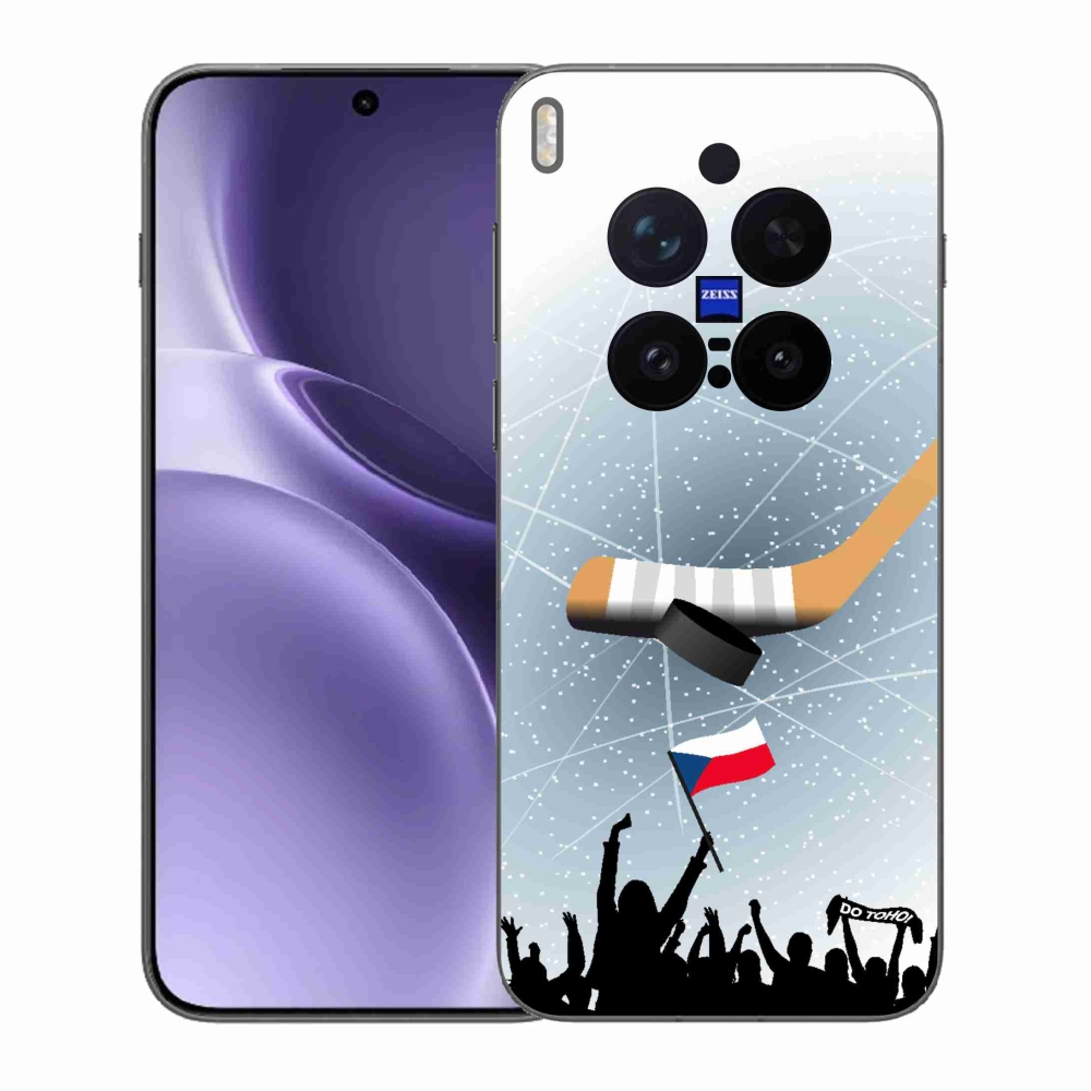 Gelový kryt mmCase na Vivo X300 Pro - fanoušci hokeje
