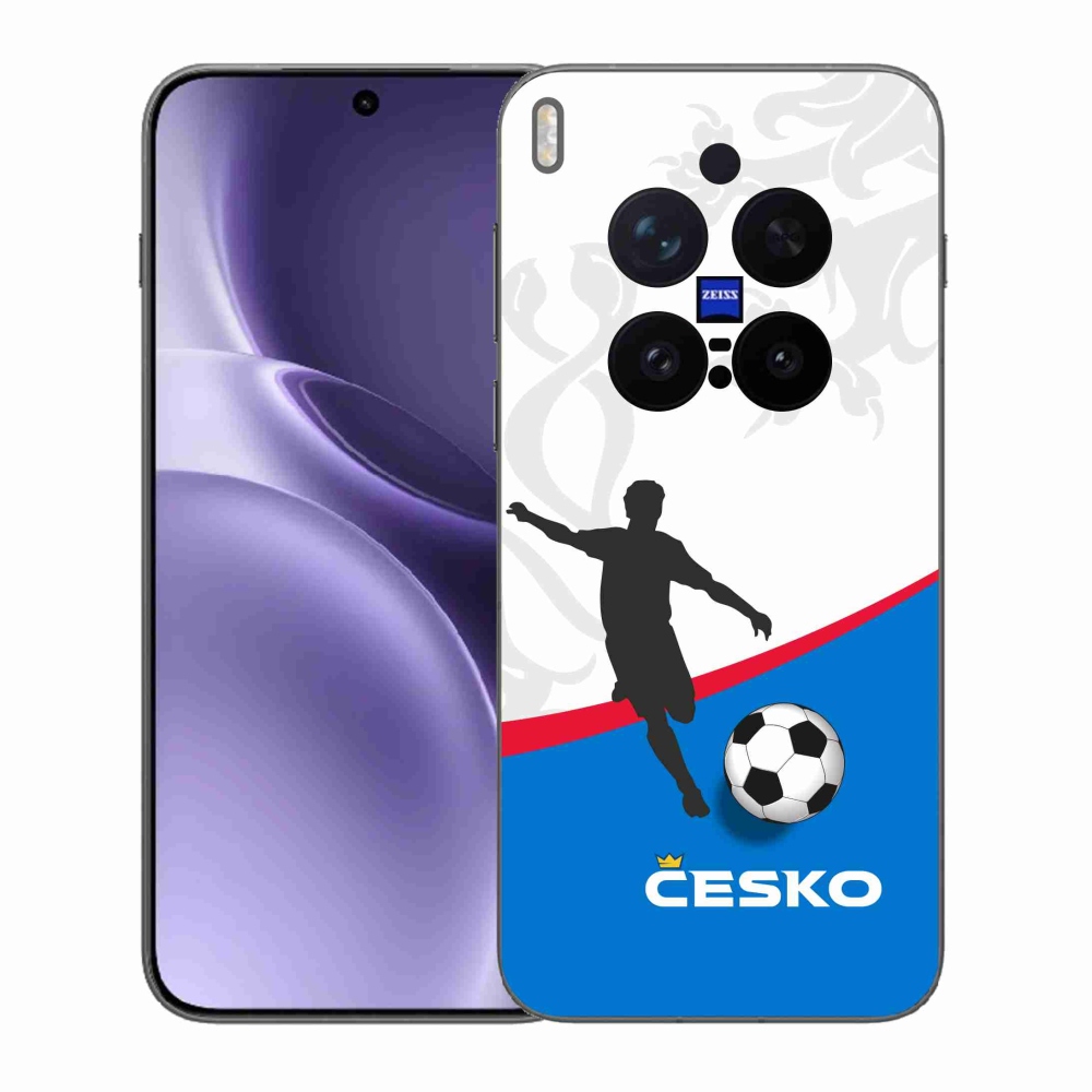 Gelový kryt mmCase na Vivo X300 Pro - fotbal Česko 1