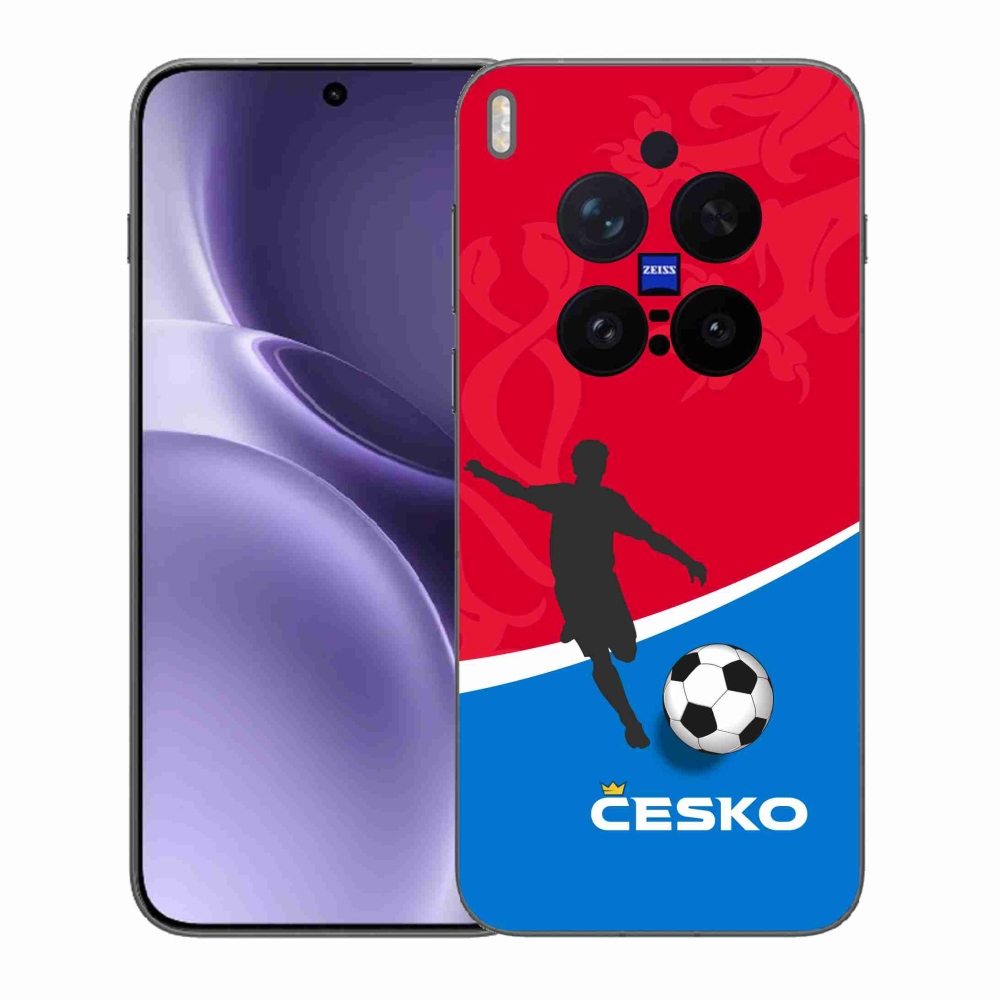 Gelový kryt mmCase na Vivo X300 Pro - fotbal Česko