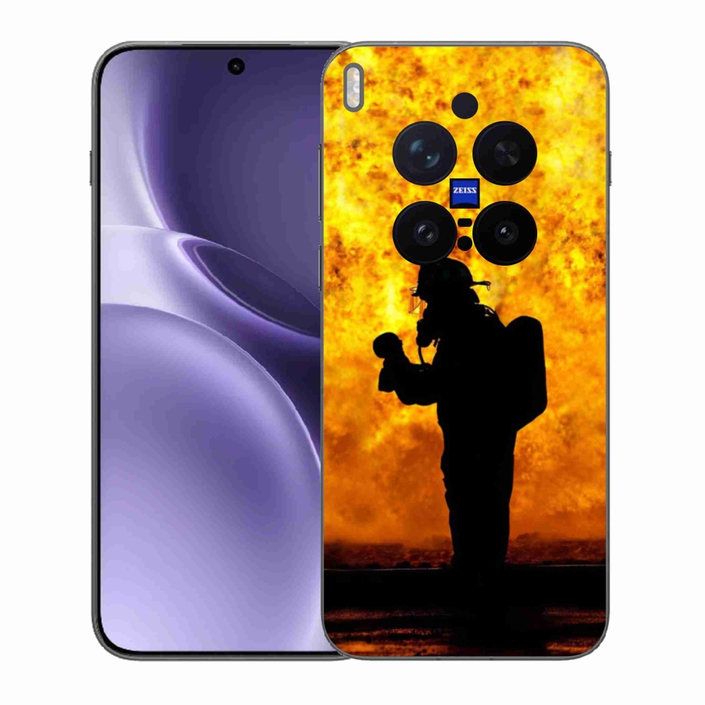 Gelový kryt mmCase na Vivo X300 Pro - hasič