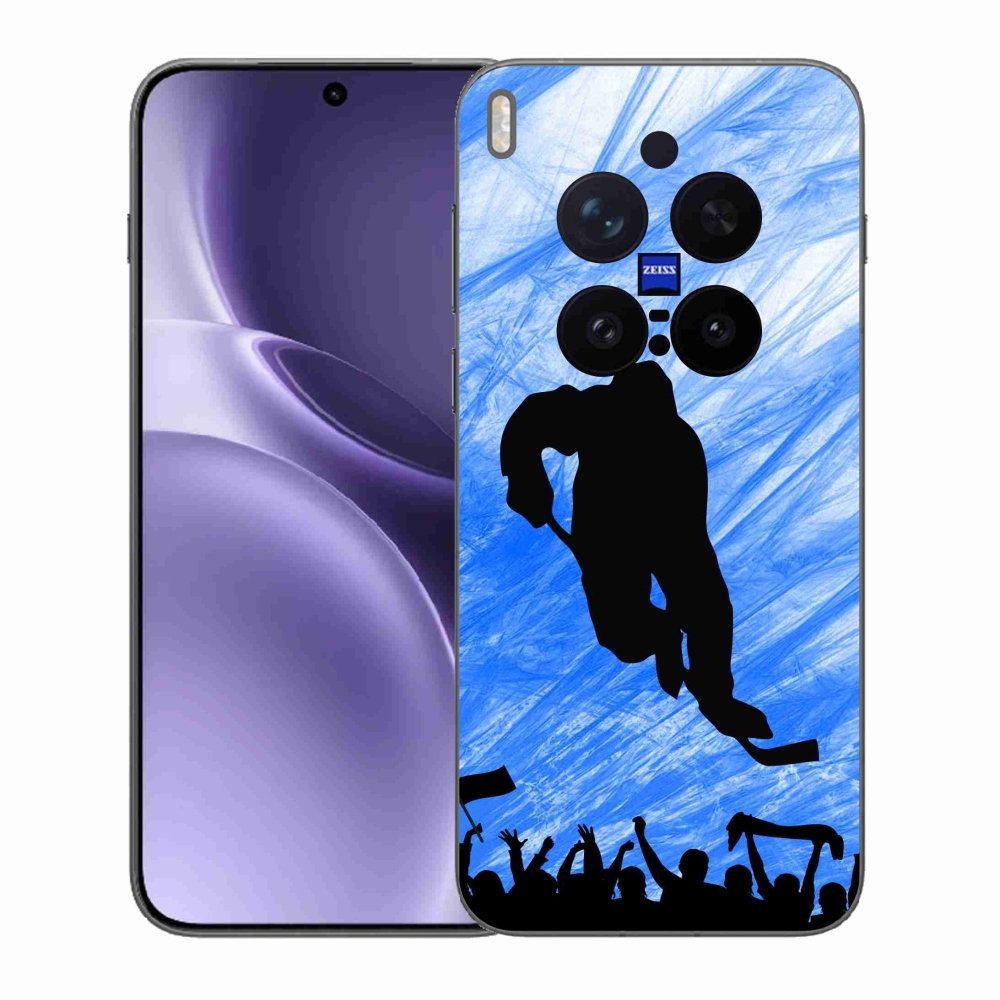 Gelový kryt mmCase na Vivo X300 Pro - hokejový hráč