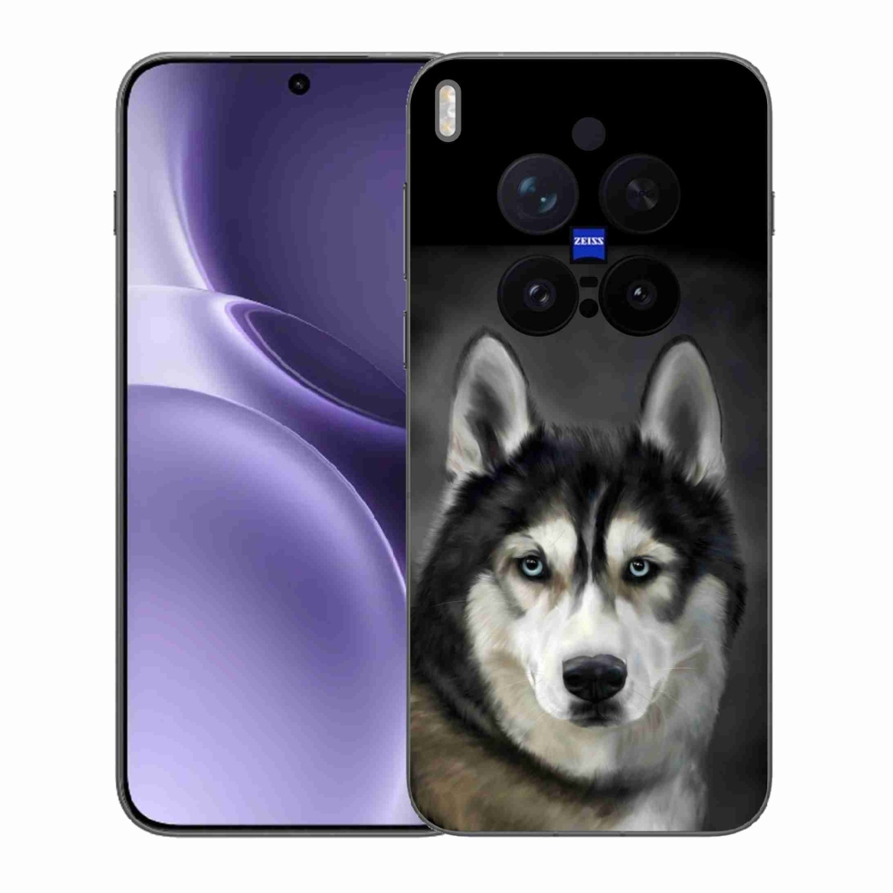 Gelový kryt mmCase na Vivo X300 Pro - husky