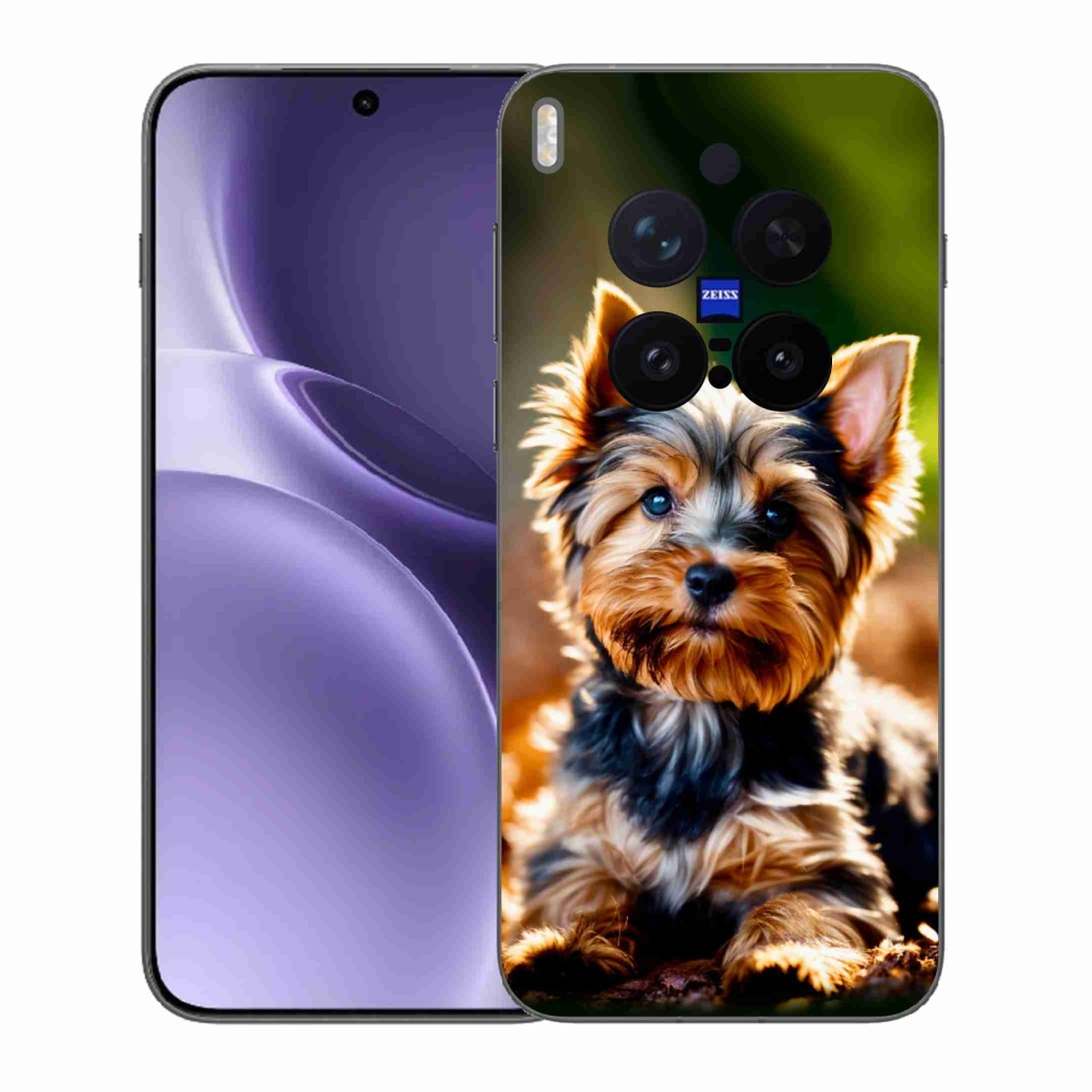 Gelový kryt mmCase na Vivo X300 Pro - jorkšír 10