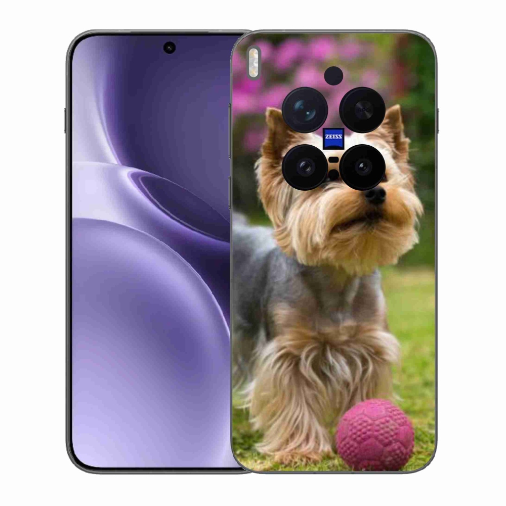 Gelový kryt mmCase na Vivo X300 Pro - jorkšír 4