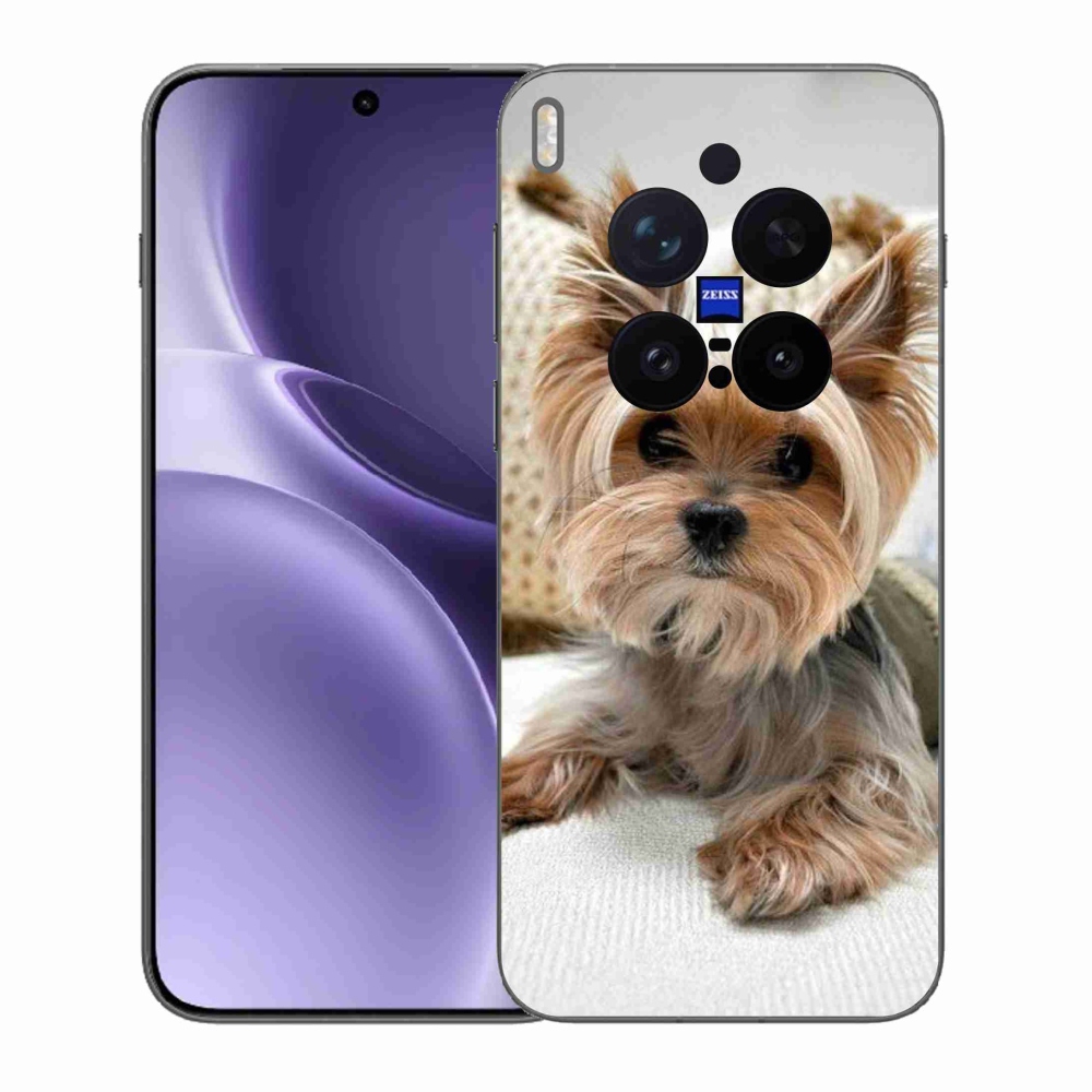 Gelový kryt mmCase na Vivo X300 Pro - jorkšír 5