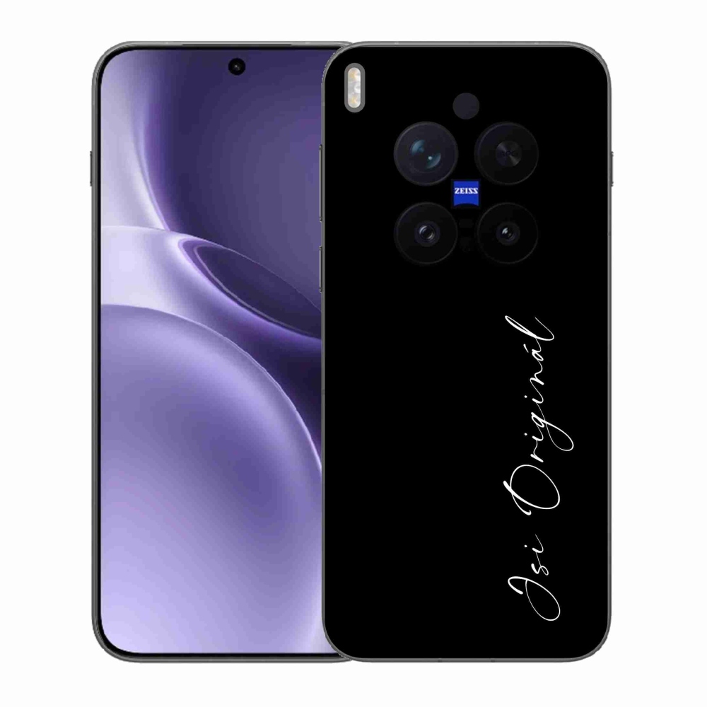 Gelový kryt mmCase na Vivo X300 Pro - jsi originál černé pozadí