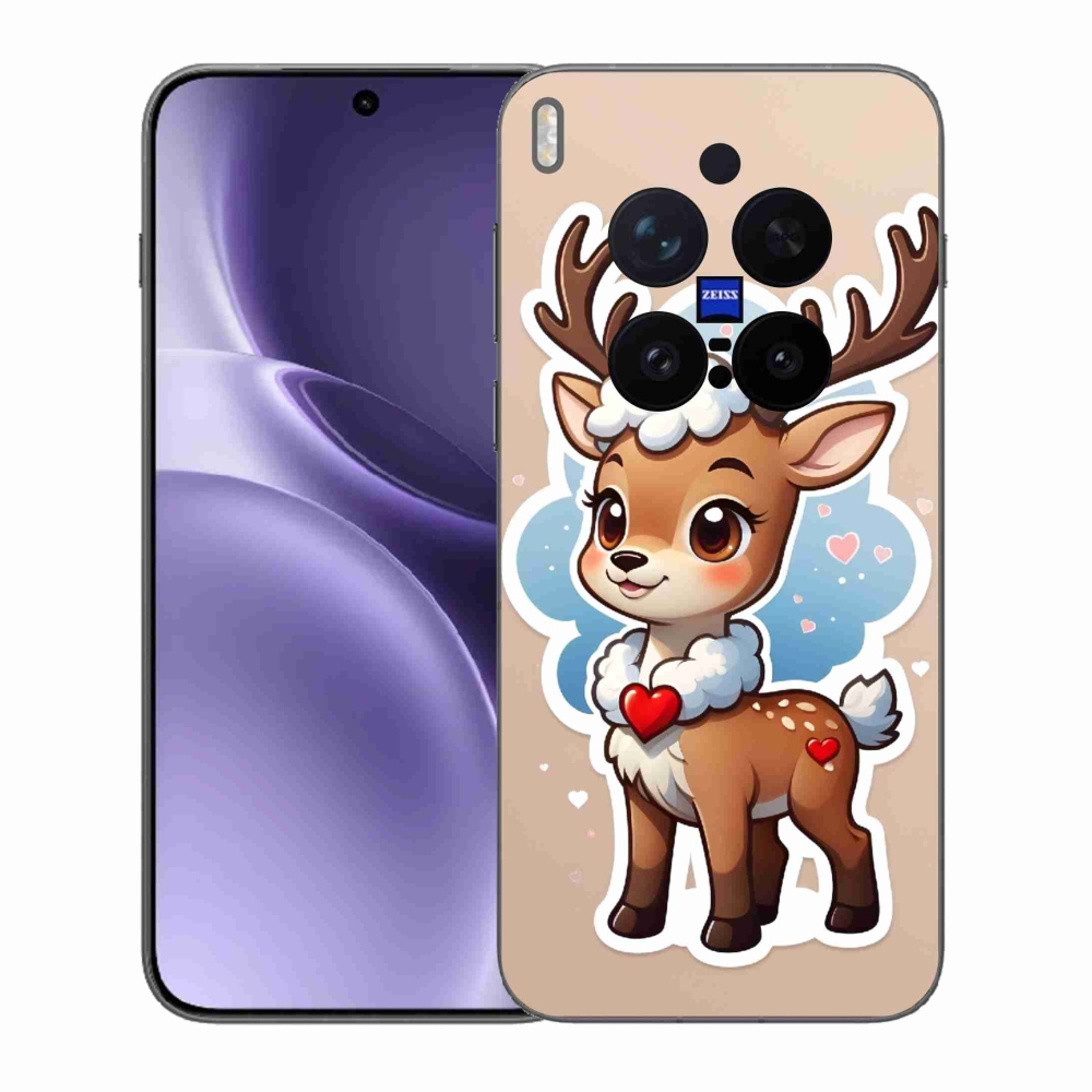 Gelový kryt mmCase na Vivo X300 Pro - kreslený sob