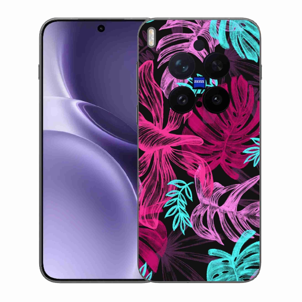 Gelový kryt mmCase na Vivo X300 Pro - květiny 1