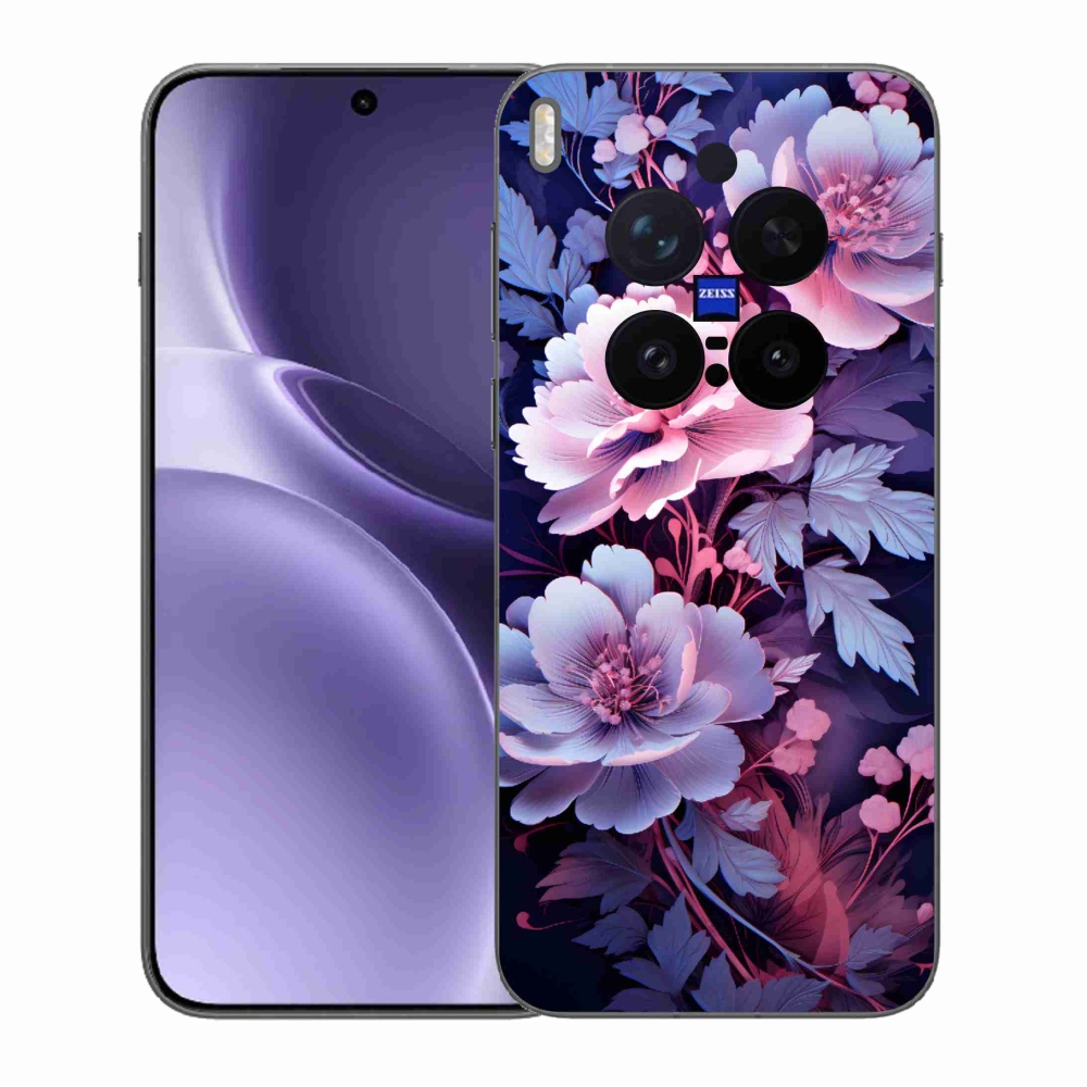 Gelový kryt mmCase na Vivo X300 Pro - květiny 11