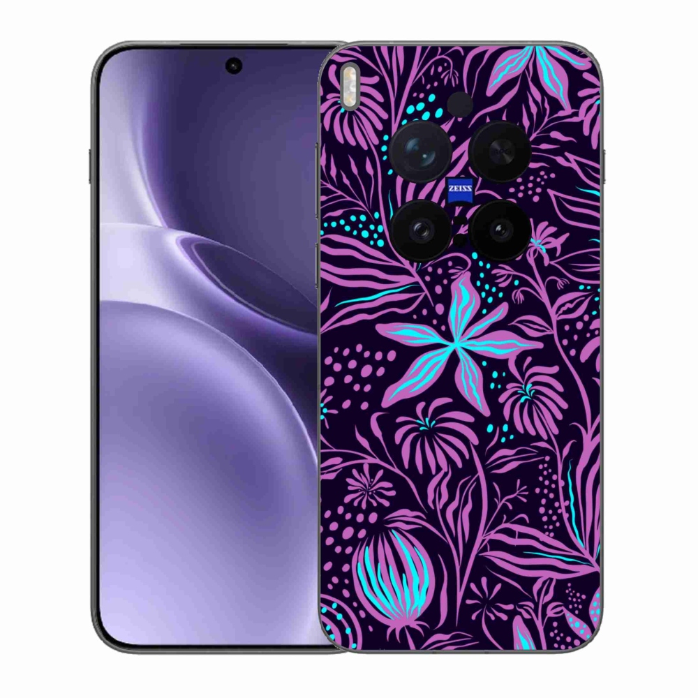 Gelový kryt mmCase na Vivo X300 Pro - květiny 2