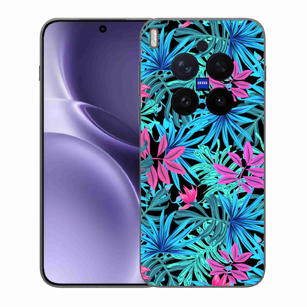 Gelový kryt mmCase na Vivo X300 Pro - květiny 3