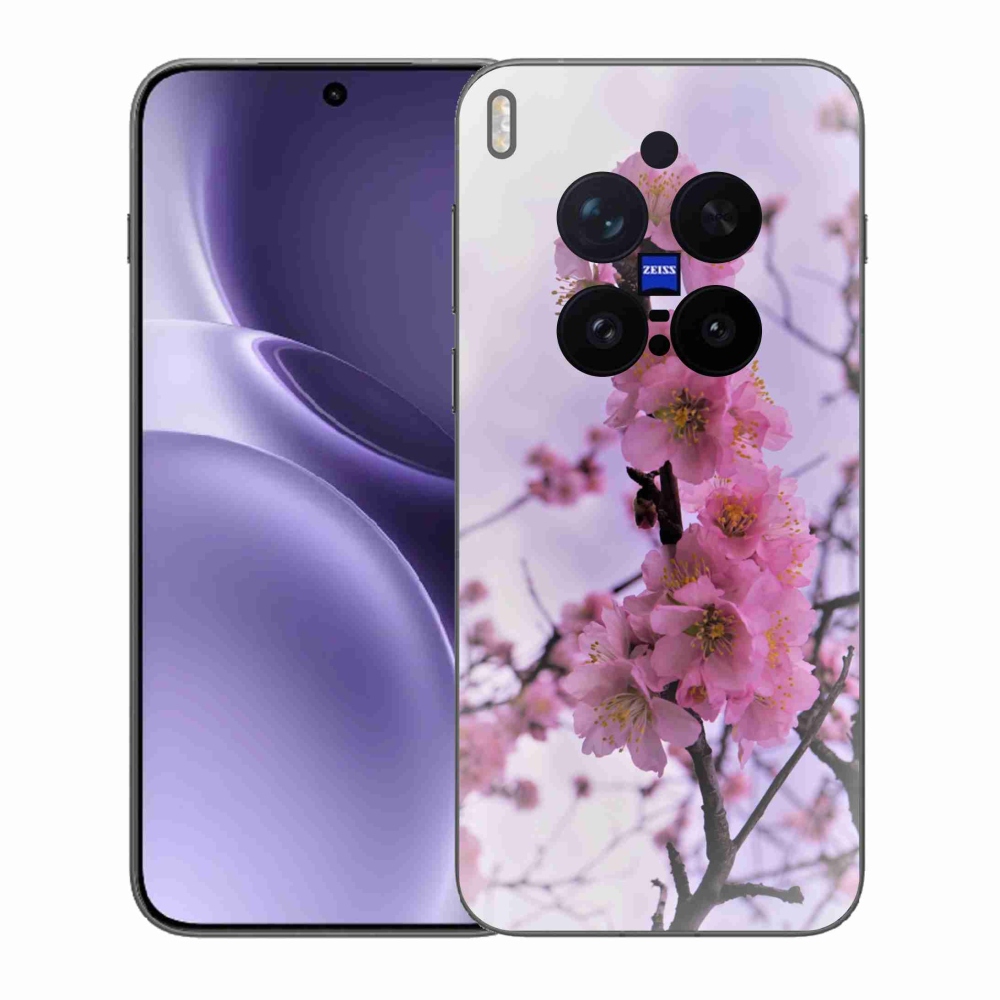 Gelový kryt mmCase na Vivo X300 Pro - květiny 7