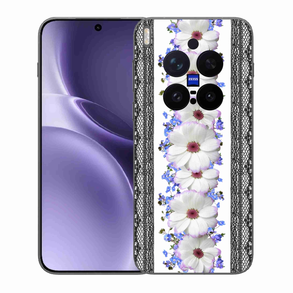 Gelový kryt mmCase na Vivo X300 Pro - květiny 8