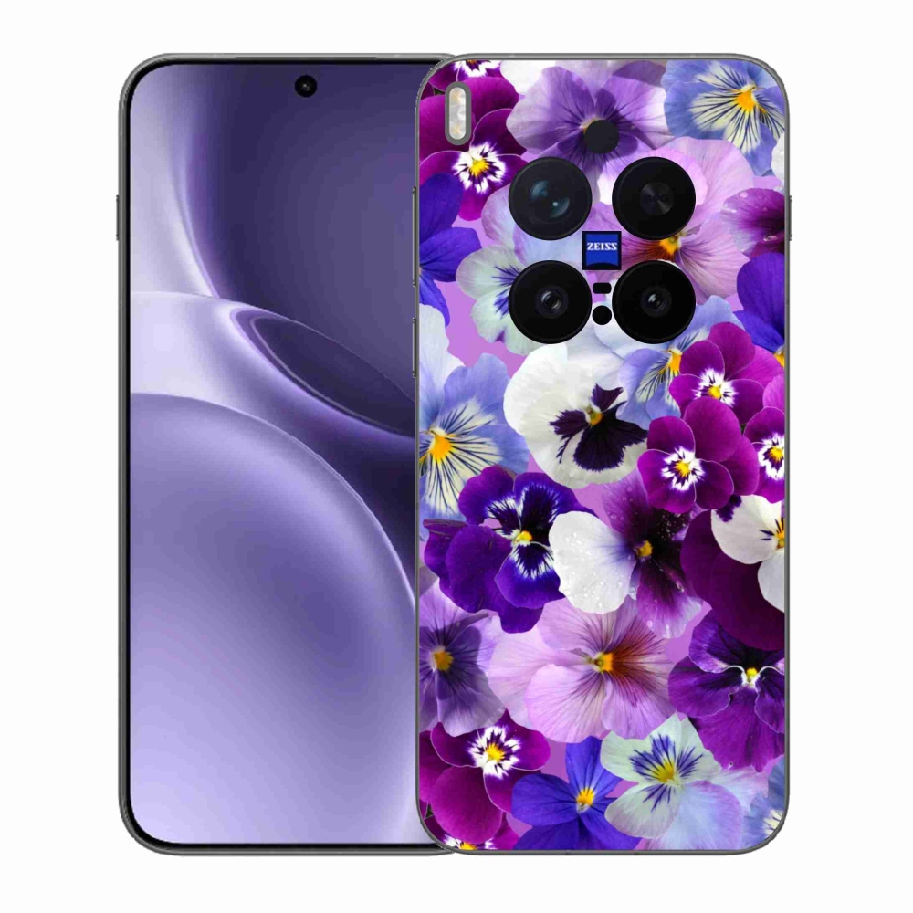 Gelový kryt mmCase na Vivo X300 Pro - květiny 9