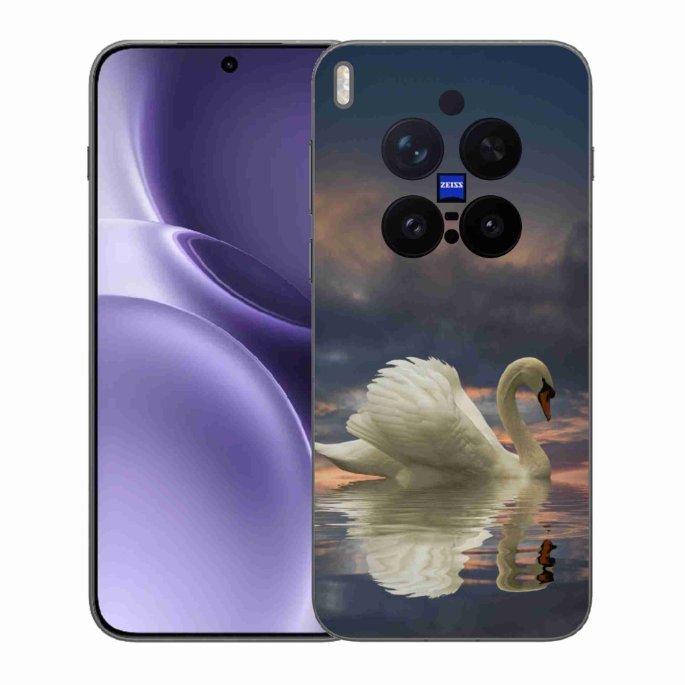 Gelový kryt mmCase na Vivo X300 Pro - labuť