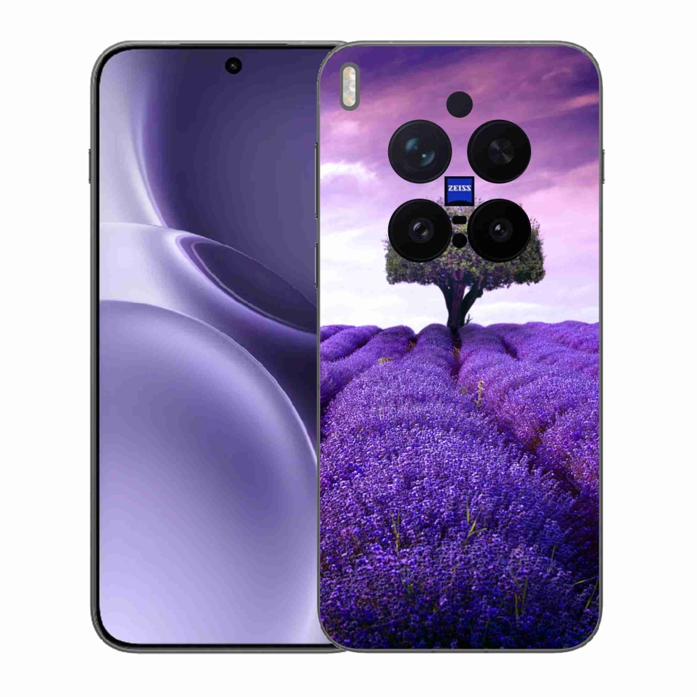 Gelový kryt mmCase na Vivo X300 Pro - levandulová louka