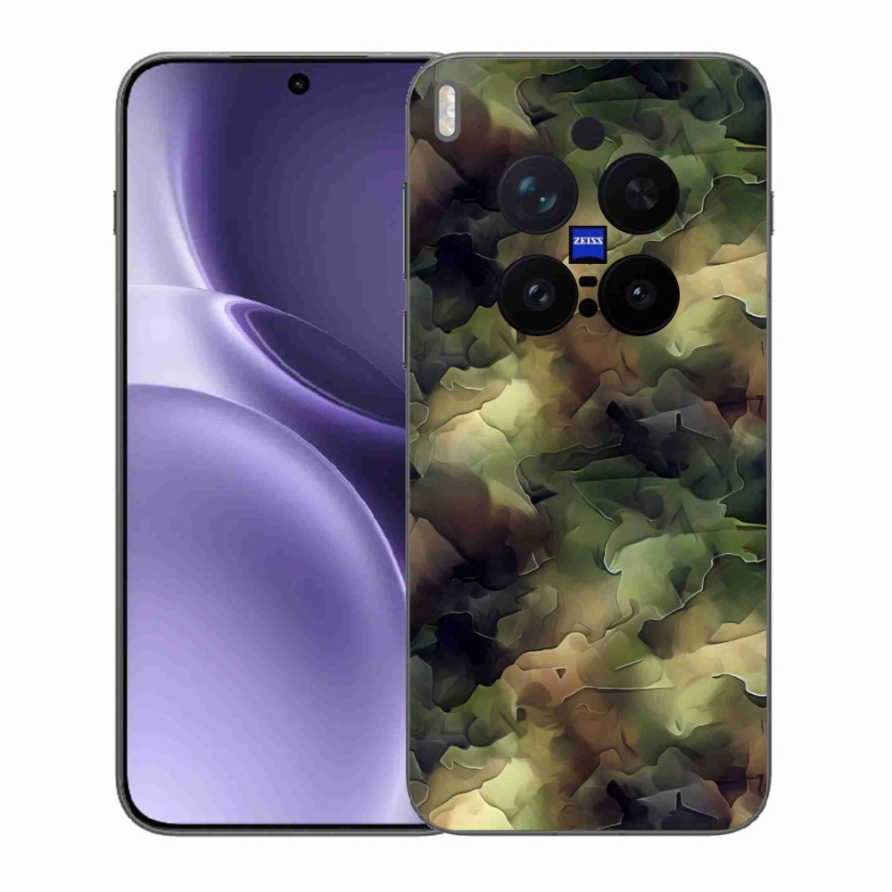 Gelový kryt mmCase na Vivo X300 Pro - maskáčový vzor 10