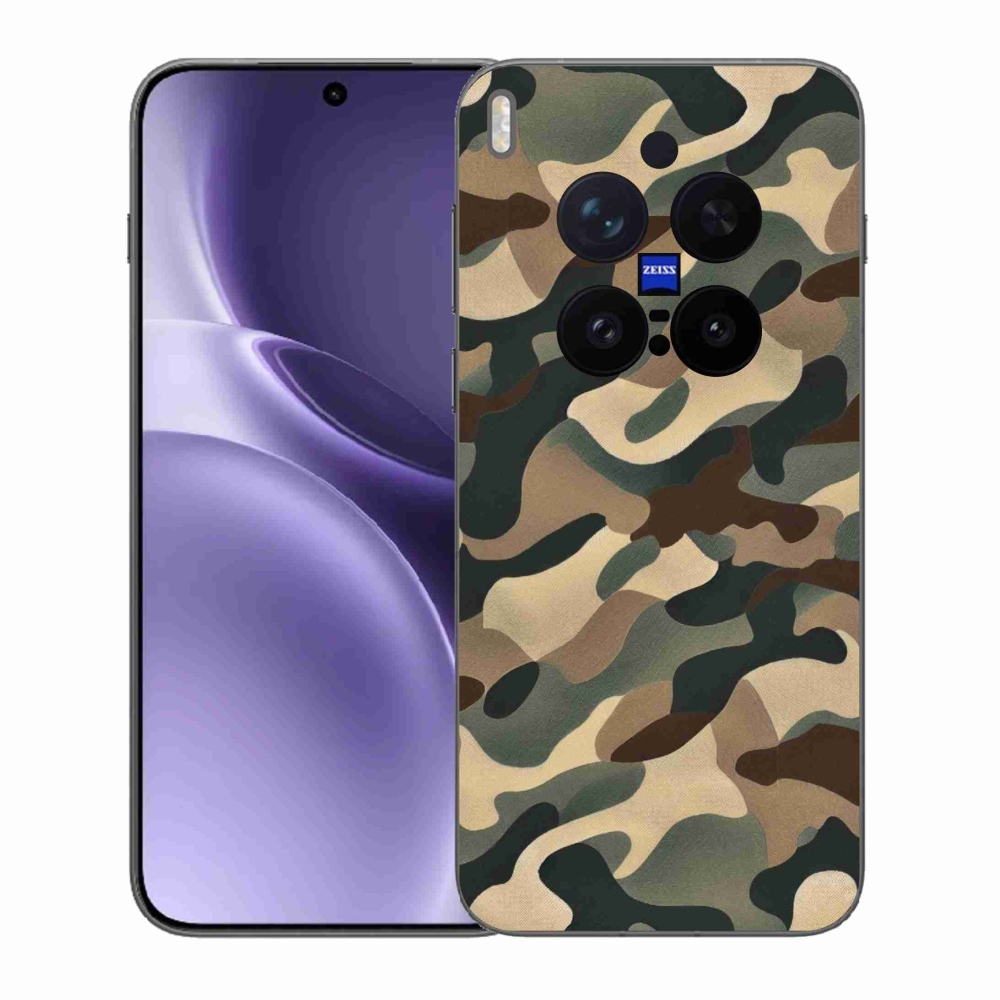 Gelový kryt mmCase na Vivo X300 Pro - maskáčový vzor 11