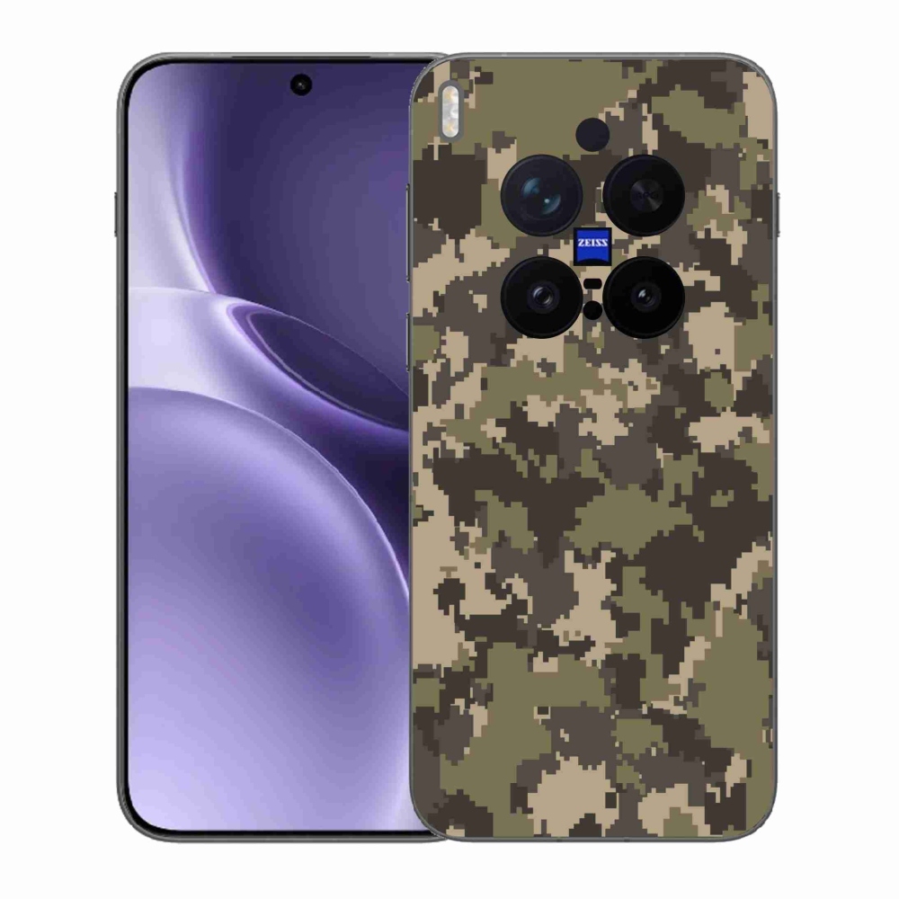 Gelový kryt mmCase na Vivo X300 Pro - maskáčový vzor 12