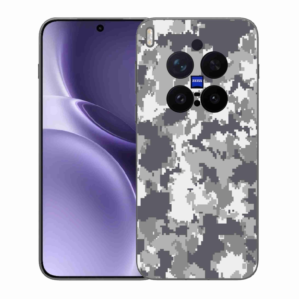 Gelový kryt mmCase na Vivo X300 Pro - maskáčový vzor 2