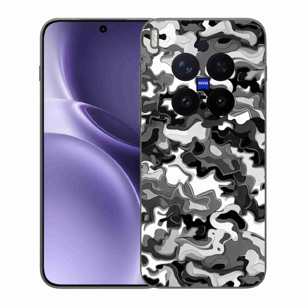 Gelový kryt mmCase na Vivo X300 Pro - maskáčový vzor 3