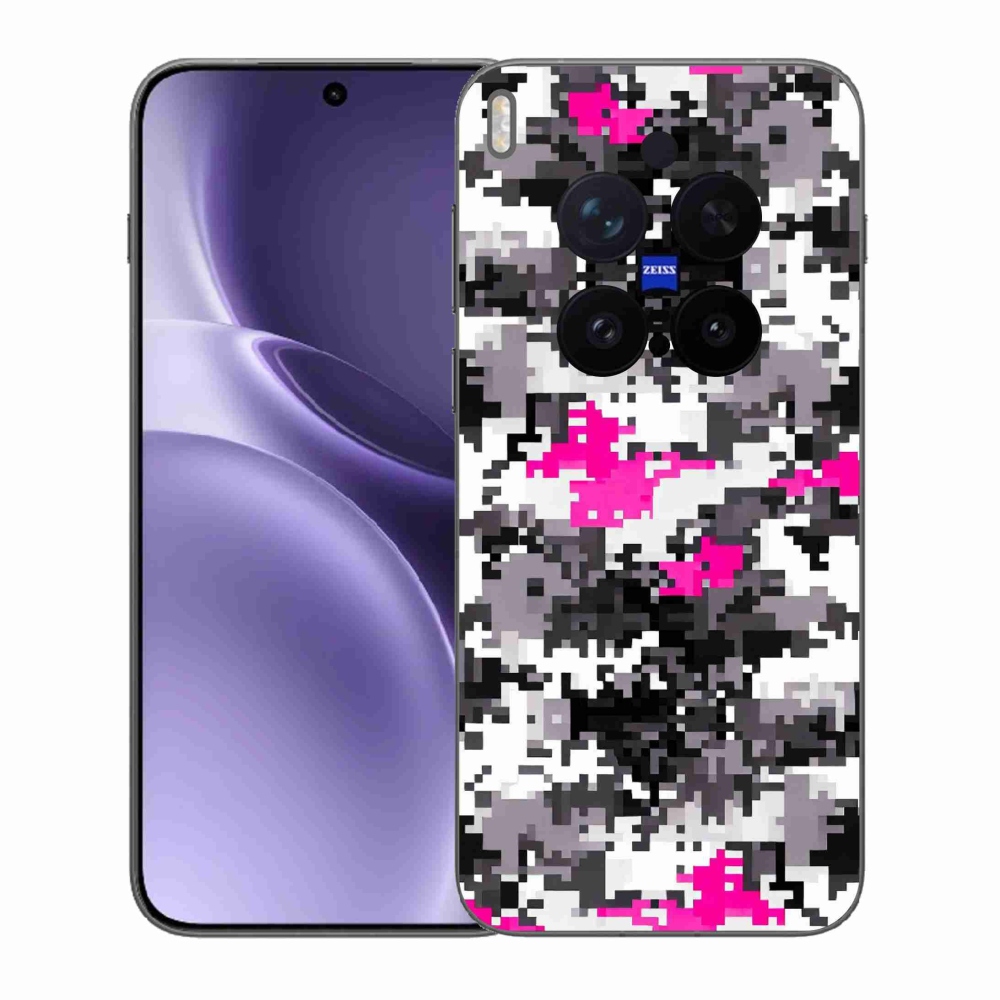 Gelový kryt mmCase na Vivo X300 Pro - maskáčový vzor 4