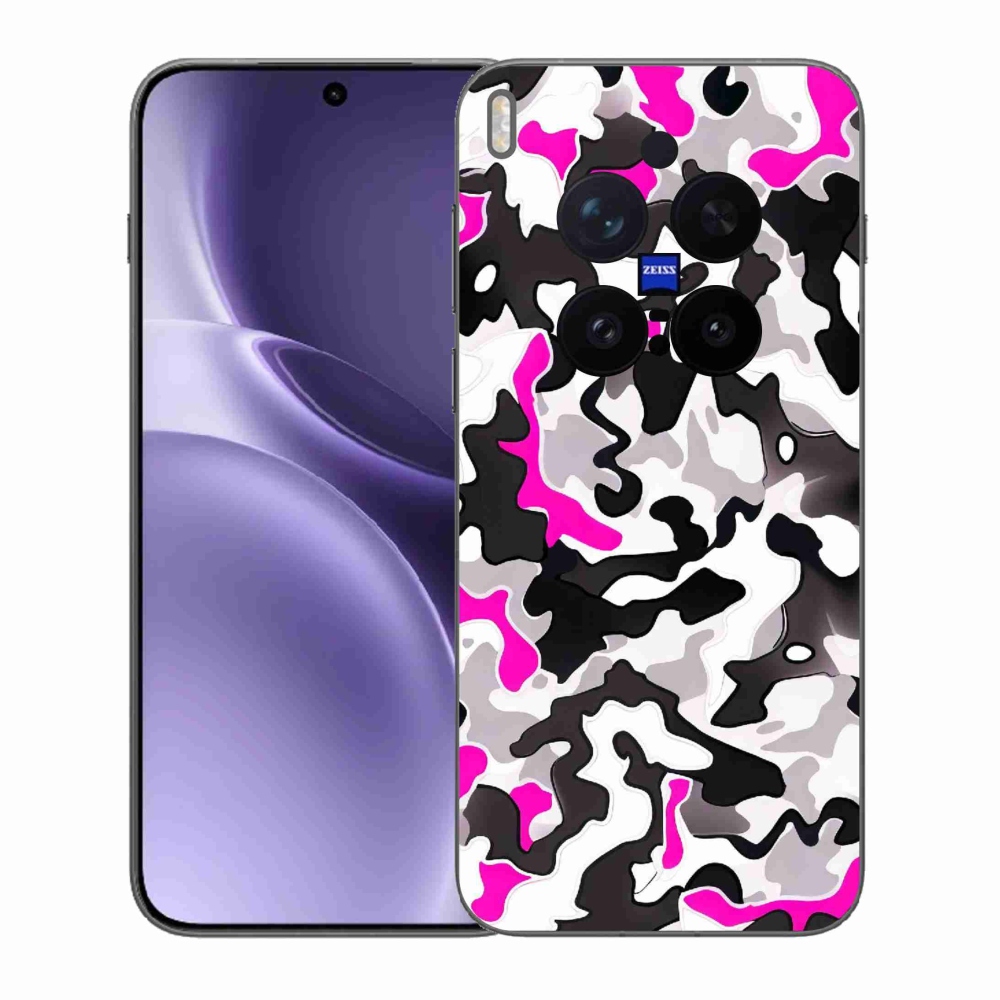 Gelový kryt mmCase na Vivo X300 Pro - maskáčový vzor 5