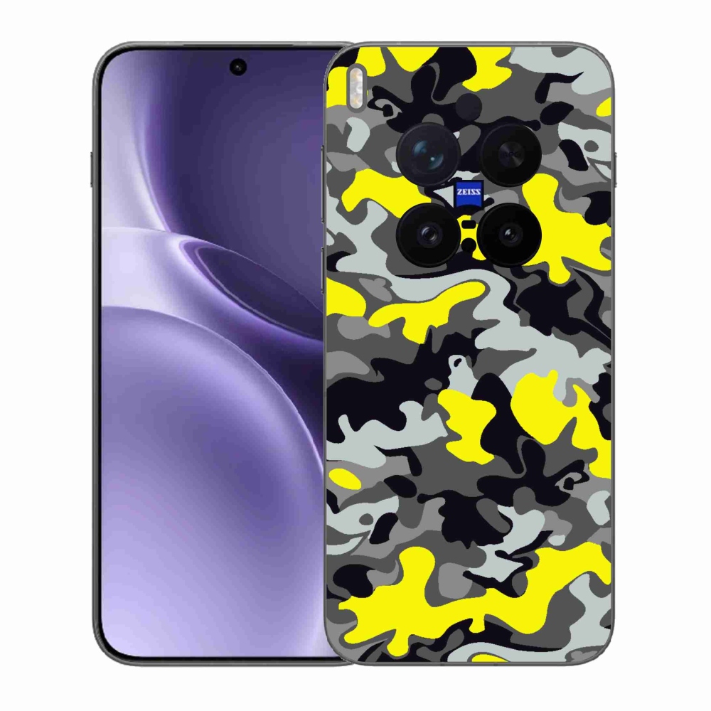 Gelový kryt mmCase na Vivo X300 Pro - maskáčový vzor 6