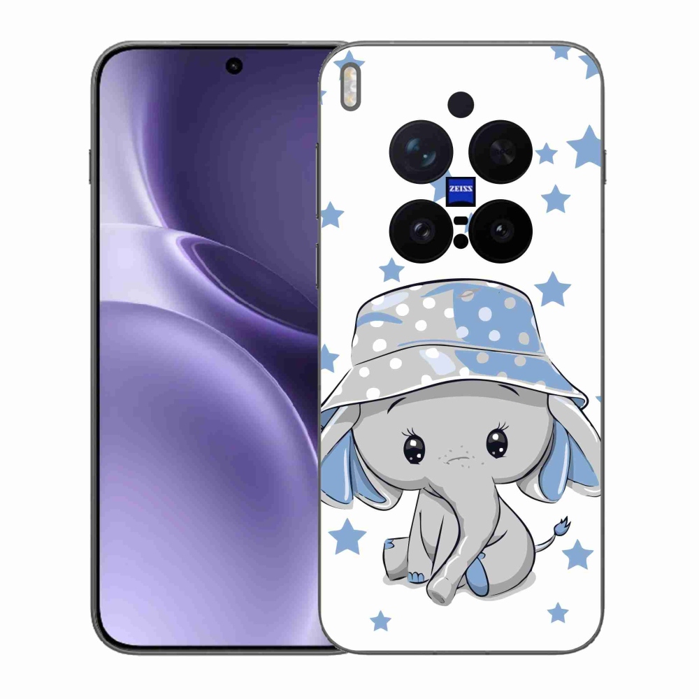 Gelový kryt mmCase na Vivo X300 Pro - modrý slon