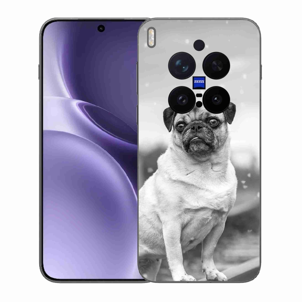 Gelový kryt mmCase na Vivo X300 Pro - mops