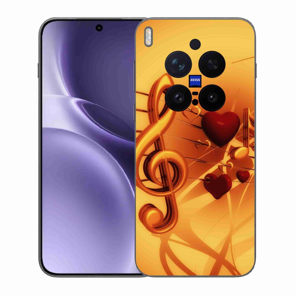 Gelový kryt mmCase na Vivo X300 Pro - noty