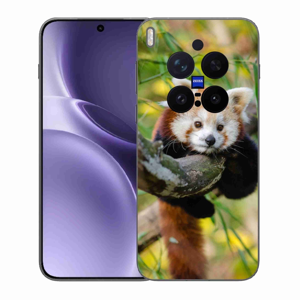 Gelový kryt mmCase na Vivo X300 Pro - panda červená