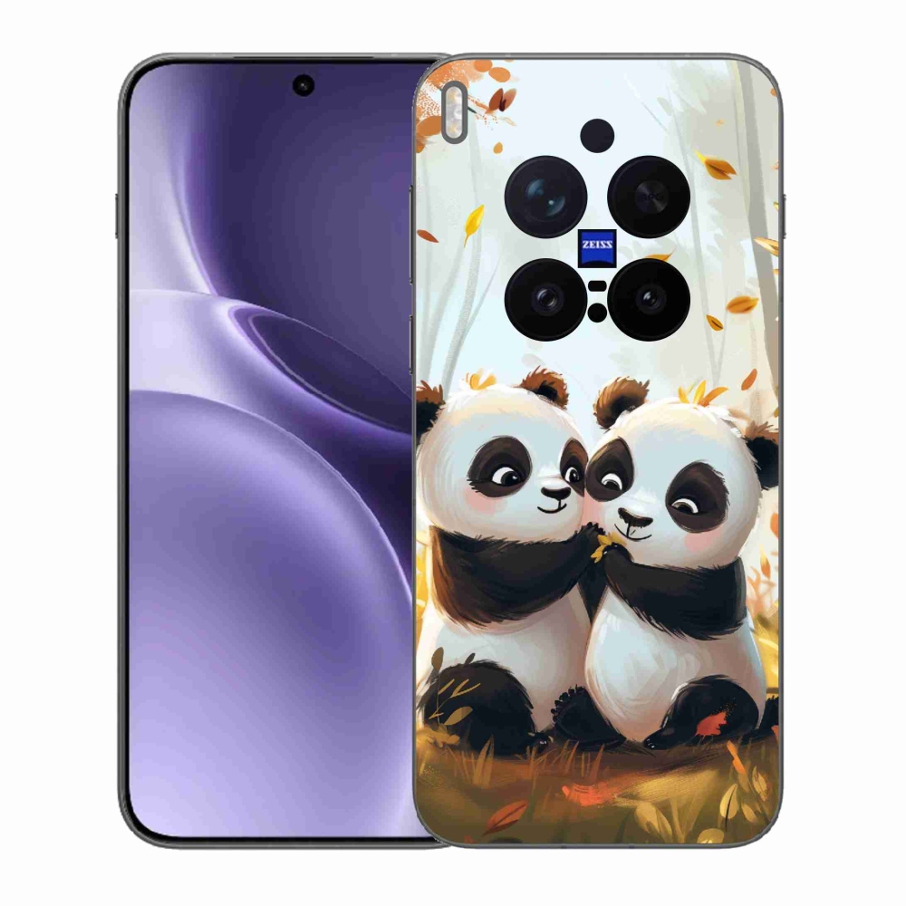 Gelový kryt mmCase na Vivo X300 Pro - pandy