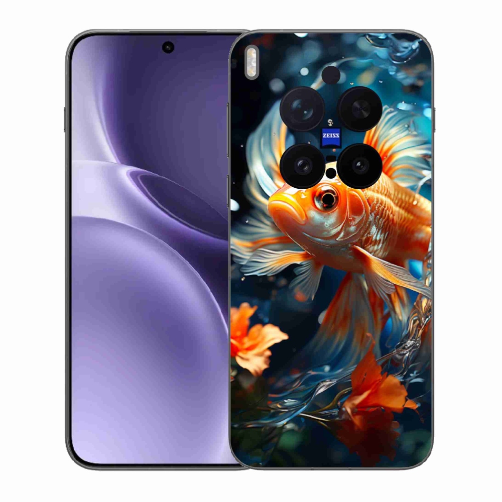 Gelový kryt mmCase na Vivo X300 Pro - rybka