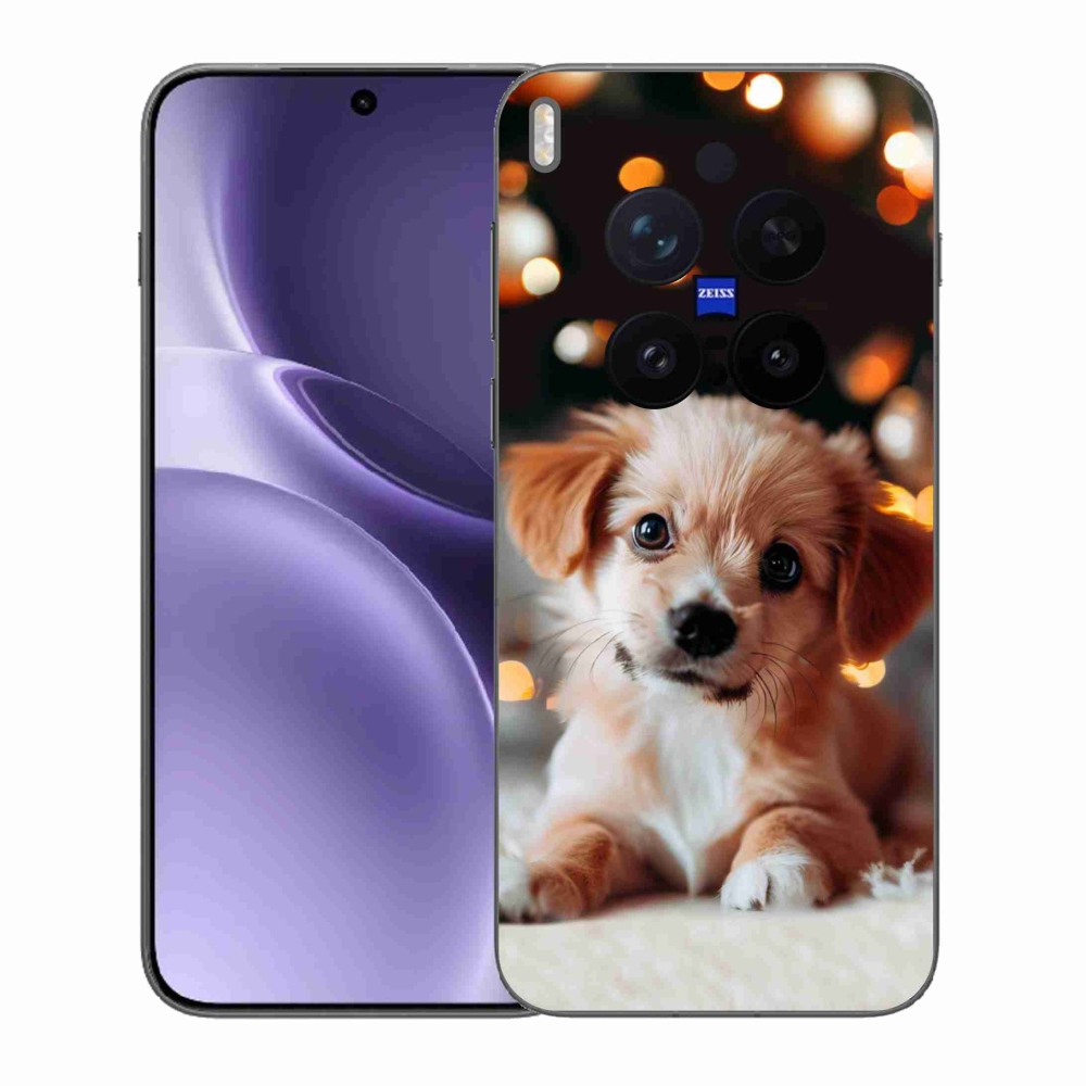 Gelový kryt mmCase na Vivo X300 Pro - štěňátko
